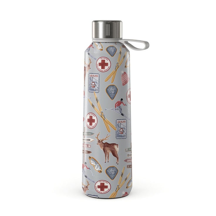 Burga Water Bottle. Keep Your Drinks At The Perfect Temperature And Your Style Impeccable, Whether At The Gym, Office, Or Outdoors (Les Alpes) (500 Ml) - Image 1